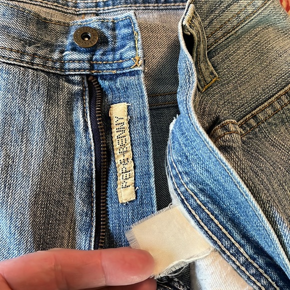 PEPE Jeans BENNY style Size 42 Men's Denim Shorts Broken-In Soft Slight Distress - Picture 5 of 16